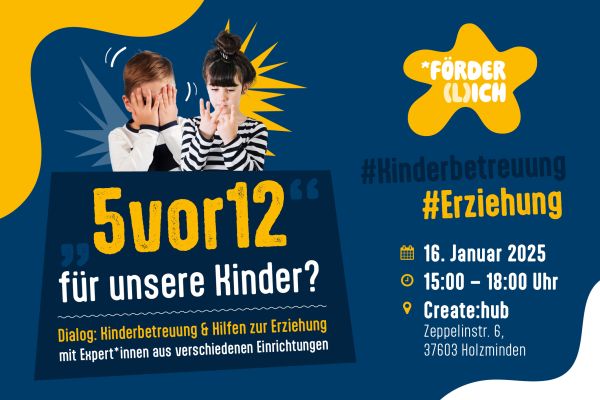 Dialog: Kinderbetreuung & Hilfen zur Erziehung mit Expert*innen aus verschiedenen Einrichtungen