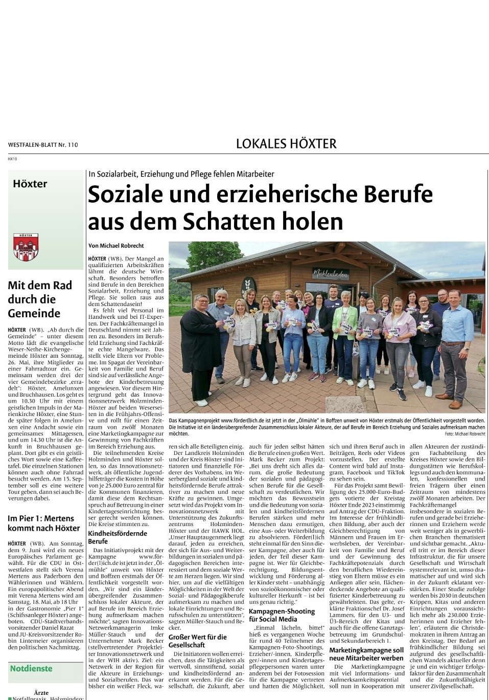 soziale und erzieherische Berufe